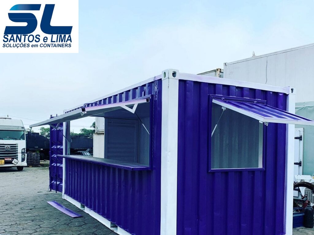 Santos e Lima projeto em container