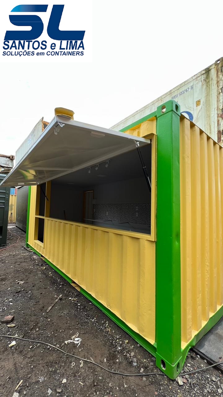 Santos e Lima Soluções projeto em container